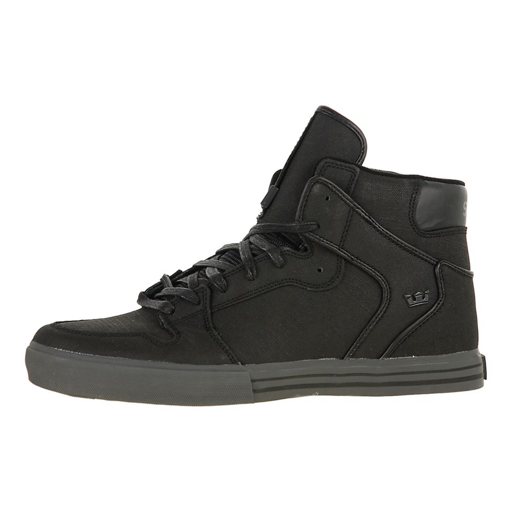 Baskets Montantes Supra Vaider Noir Tuf Black/Gunny Homme | GVR-95080974